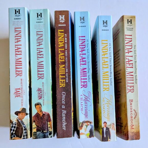 Linda Lael Miller Harlequin Romance Lot Set of 6 Paperback Small Cowboy Westerns - Picture 3 of 7